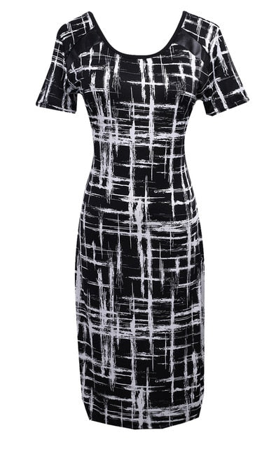 Elegant Women's Short Sleeved Dress