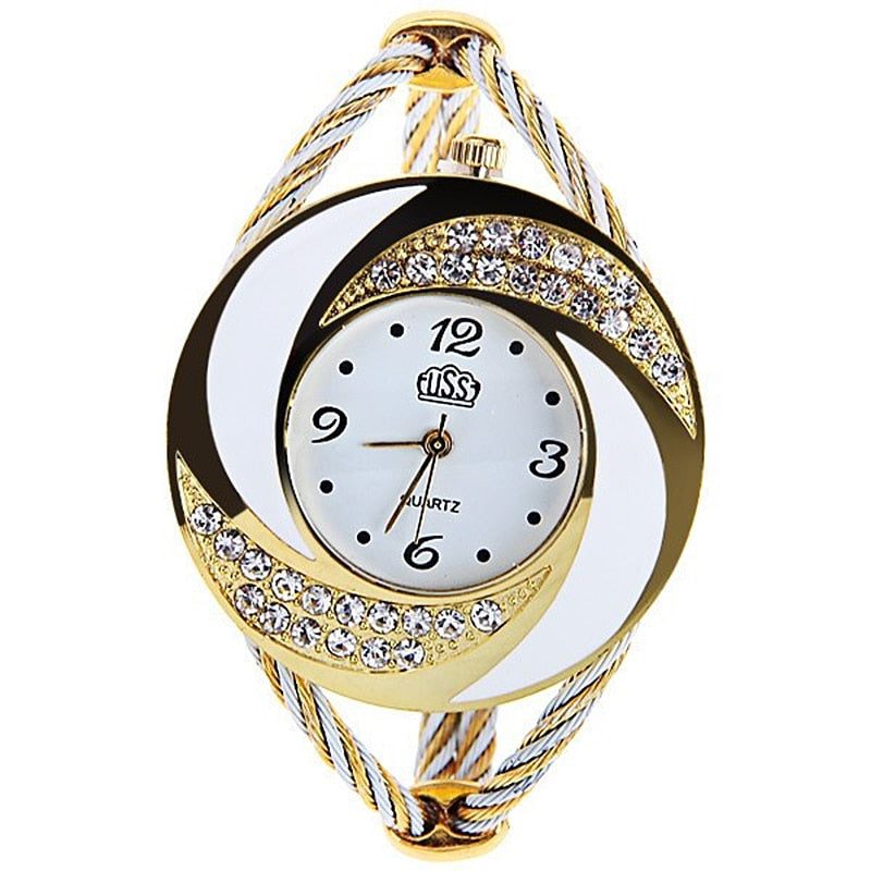 New Women Luxury   Rhinestone Watches  Creative Design Elegant Fashion Watch  WristWatches  Vintage Ladies Watches Reloj Mujer