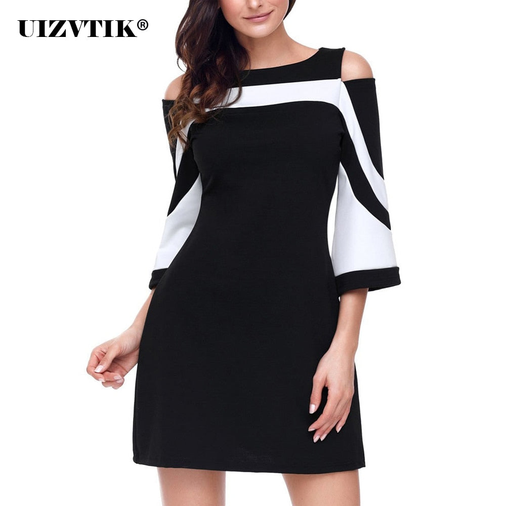 Summer Dress Women 2020 Casual Plus Size Slim Office Pencil Bodycon Dresses Elegant Vintage Sexy Off Shoulder Mini Party Dress