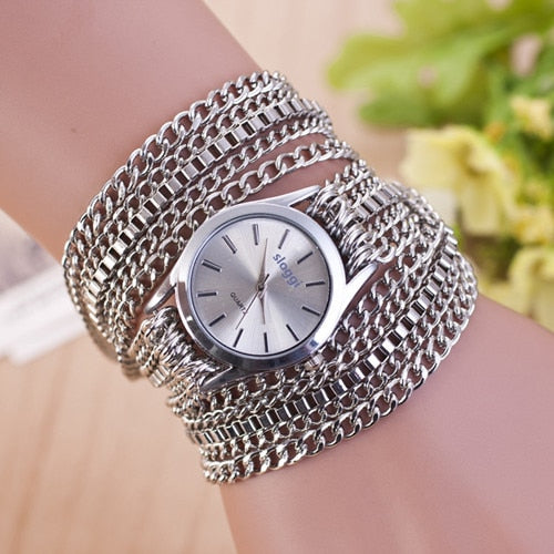 Hot Selling Bracelet Watches Women Fashion Alloy Chain Gold Ladies Casual Quartz Watch Relogio Feminino Ceasuri dames horloges