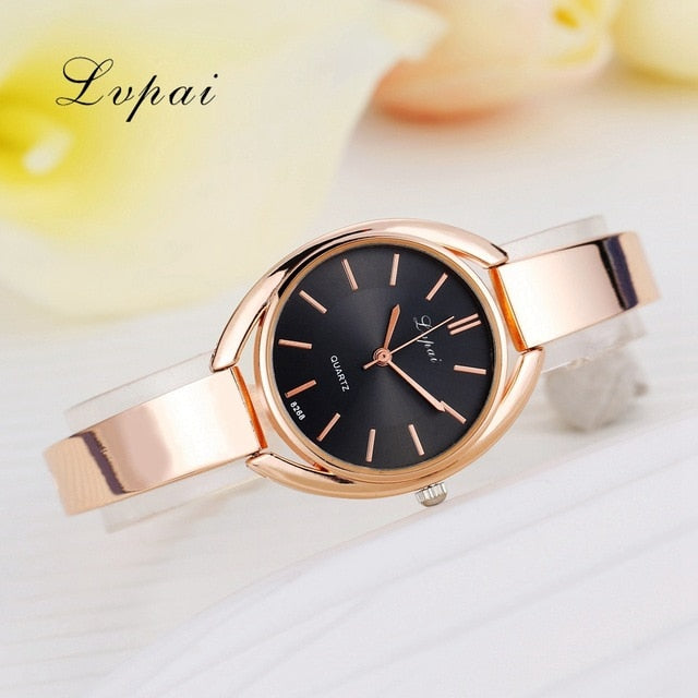 Lvpai Brand Luxury Women Bracelet Watches Fashion Women Dress Wristwatch Ladies Quartz Sport Rose Gold Watch Dropshiping