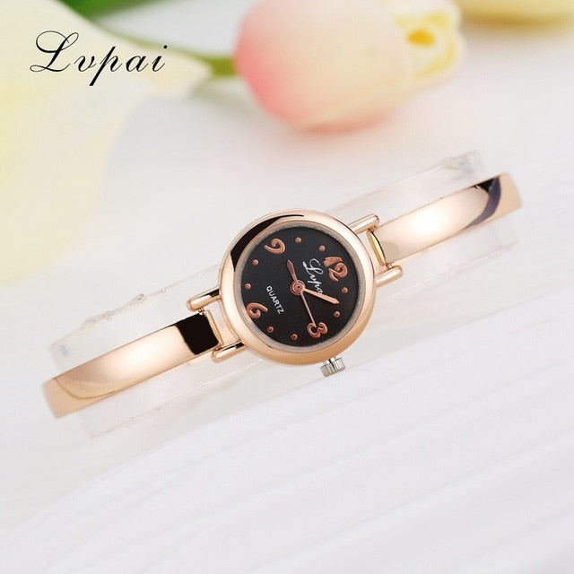 Lvpai Brand Luxury Women Bracelet Watches Fashion Women Dress Wristwatch Ladies Quartz Sport Rose Gold Watch Dropshiping