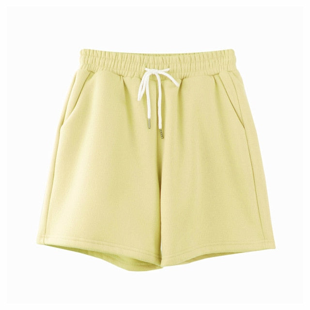 Aachoae Solid Casual Tracksuit Women Sports 2 Pieces Set Sweatshirts Pullover Hoodies Suit 2022 Home Sweatpants Shorts Outfits