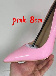 Luxury Shoes Women Designers Side Pumps Sexy Wedding Shoes Bling Extreme High Heels Women Sexy Heels Shoes Ladies Shoes