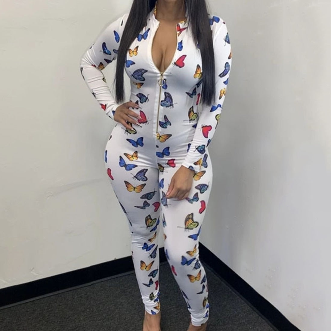 Lip Print Sexy Onesie For Adult Cartoon Pajamas Onesie Pyjamas Women Sleepwear Long Jumpsuit Christmas Party Wear